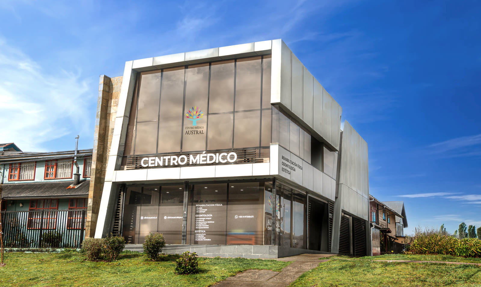 Fachada del Centro Médico Austral