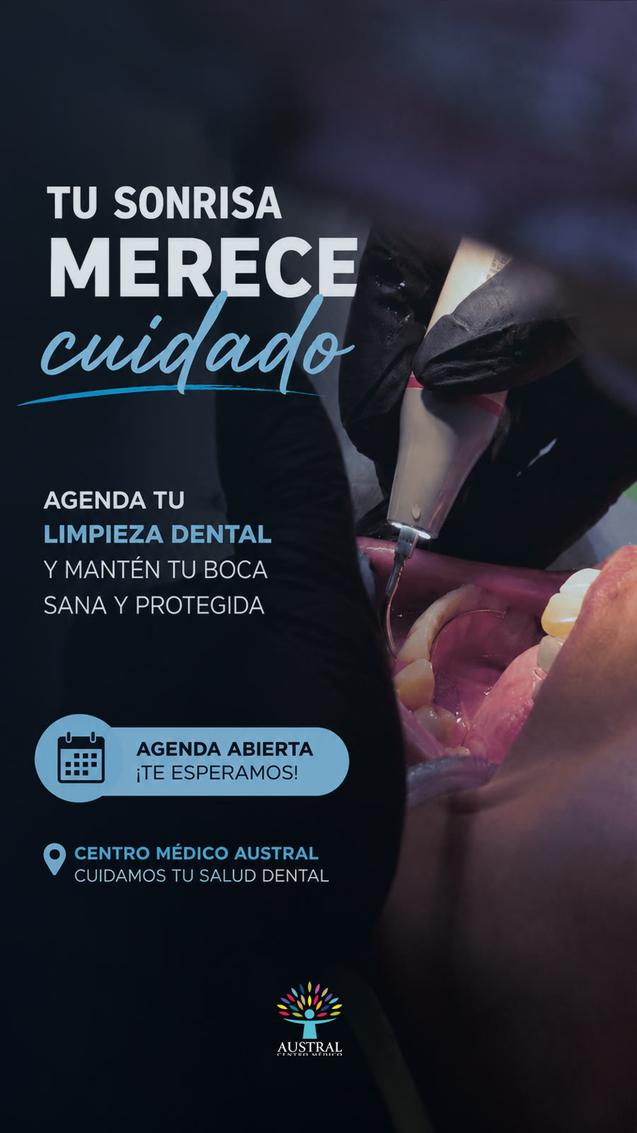Procedimiento de limpieza dental